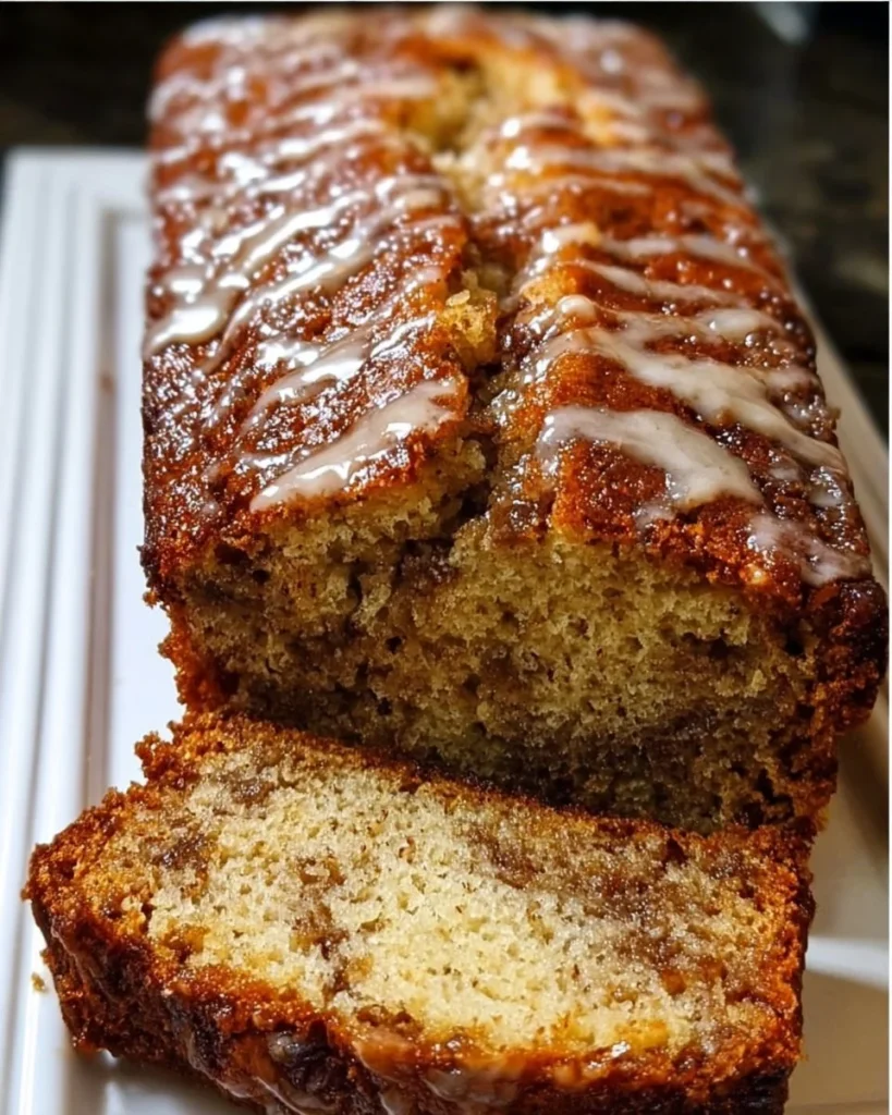 Cinnamon Swirl Banana Bread with a warm, inviting texture and aroma