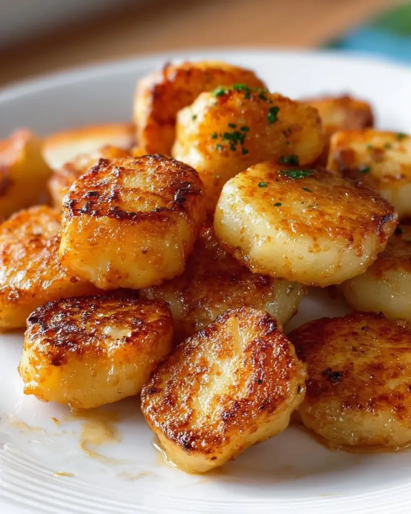 Aussie potato scallops served with dipping sauce on a plate