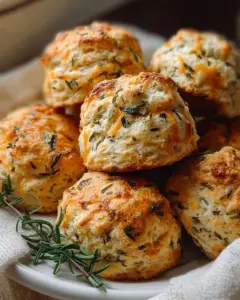 Delicious garlic and herb sourdough biscuits baked to perfection