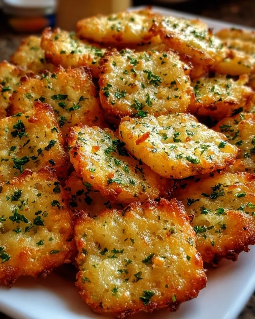Delicious Garlic Bread Ritz Bits with melted cheese and herbs