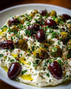 Delicious Olive Dip served in a bowl, perfect for snacking