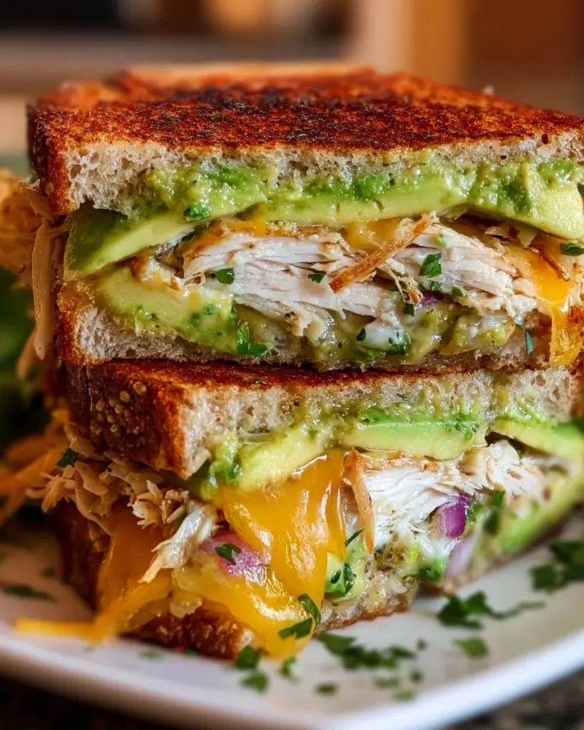 Delicious Avocado Melt Sandwich with fresh ingredients and creamy avocado