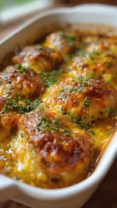 Honey mustard chicken bake recipe with juicy chicken and a flavorful glaze