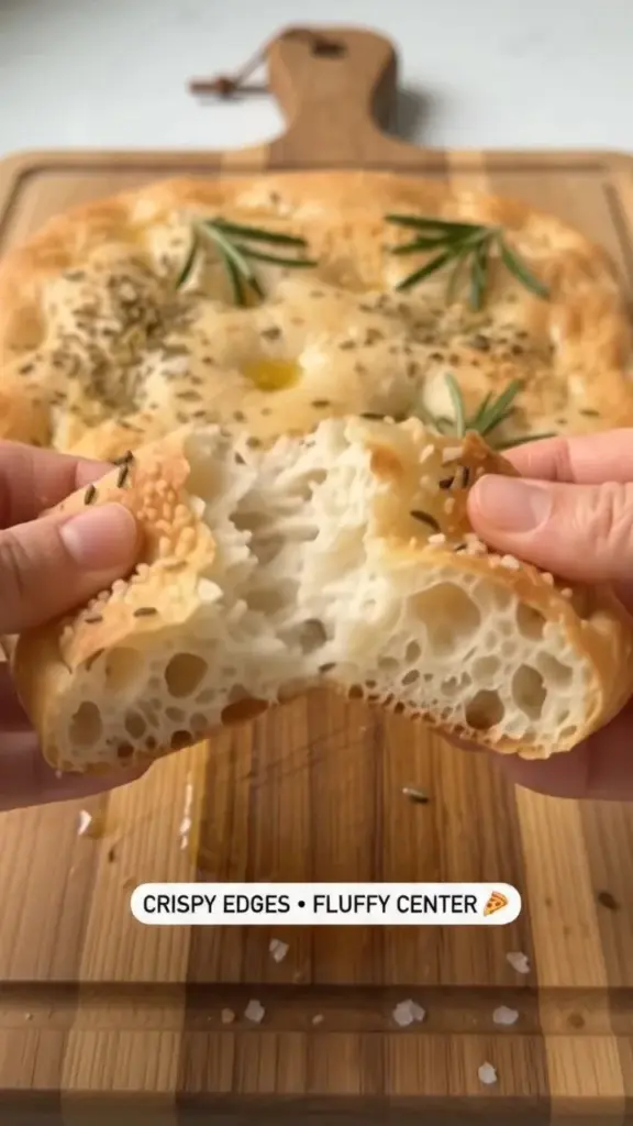 Delicious homemade focaccia sticks served with dipping sauce.